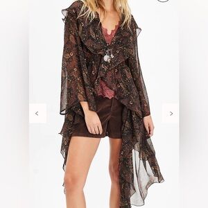 Free People High Low Duster